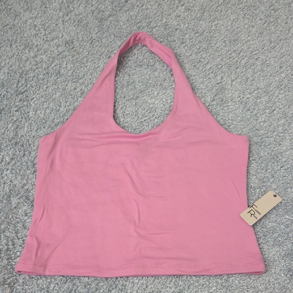 NWT Pink Halter Top